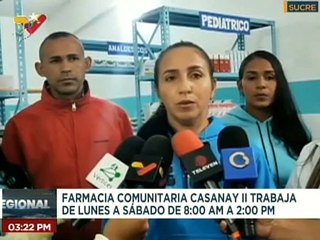 Sucre | Reactivan farmacia comunitaria Casanay II en el mcpio. Andrés Eloy Blanco