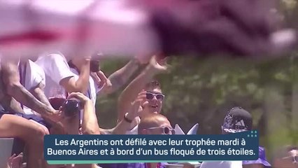 Qatar 2022 - La parade de l'Argentine à Buenos Aires