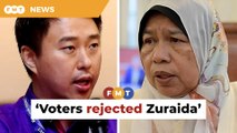 Quit politics, voters have rejected you, Sng tells Zuraida