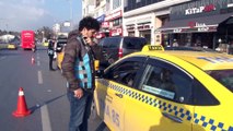 Çay içerken denetime takılan taksi sürücüsünden ilginç savunma