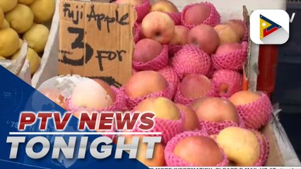 Prices of round fruits up days before New Year's Eve
