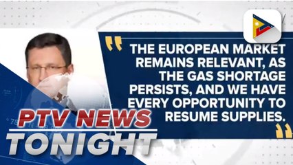 Russia expresses readiness to resume gas supplies to Europe