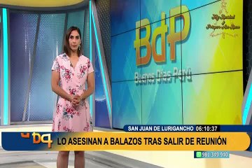 Crimen en SJL: matan de cuatro balazos a hombre con antecedentes por robo agravado