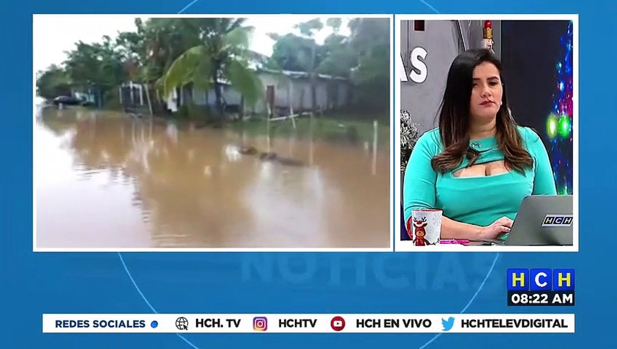 ¡Precaución! Inundados diversos sectores de Puerto Cortés debido a lluvias