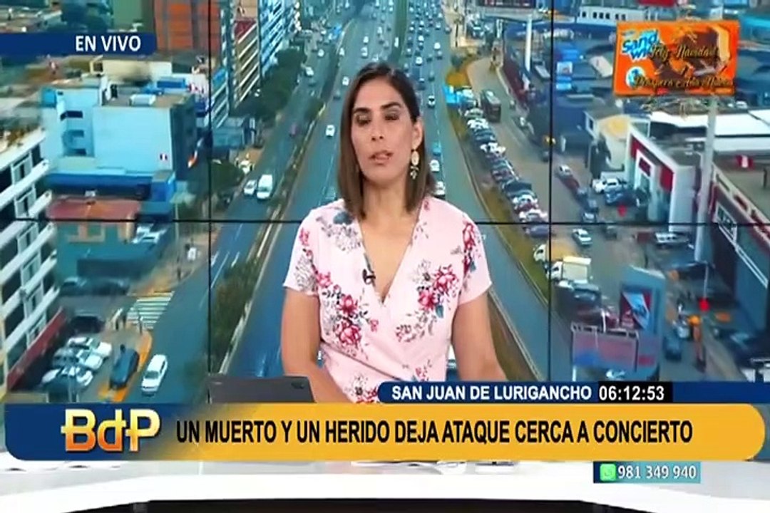 SJL: un muerto y un herido deja ataque de sicarios en exteriores de concierto de salsa