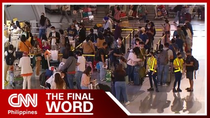 December passenger volume in NAIA three times higher compared to 2021 | The Final Word