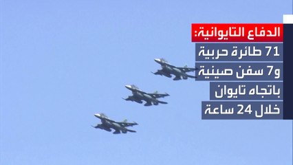 بكين تجري مناورات ضخمة باتجاه تايوان خلال آخر 24 ساعة