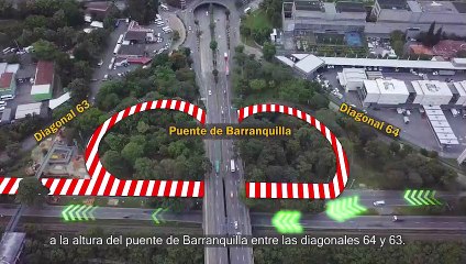 cierre vial autopista sur