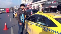 Kadıköy’de çay içerken denetime takılan taksiciden ilginç savunma