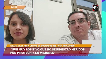 "Fue muy positivo que no se registró heridos por pirotecnia en Misiones"