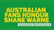 Aussies dress-up to honour Shane Warne