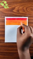 Easy Independence Day Art For Beginners - Oil Pastel Art #shorts