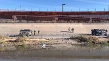 CİUDAD JUAREZ - Amerikan güvenlik güçleri ABD-Meksika sınırına konuşlandı