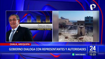 Ministro de Energía y Minas señala que se viene dialogando con autoridades de Chala