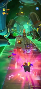 Frosty Geary Battle Run (Full) Gameplay On Sewer or Later - Crash Bandicoot: On The Run!