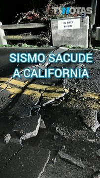 Sismo de 6.4 grados sacudió la costa de California
