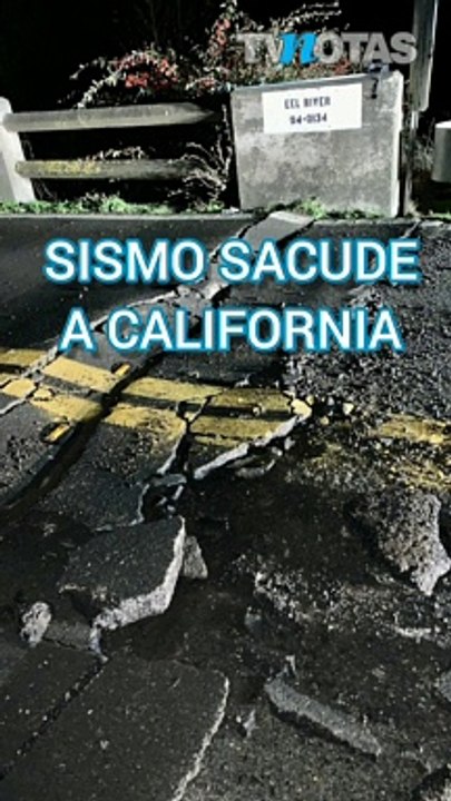 Sismo de 6.4 grados sacudió la costa de California