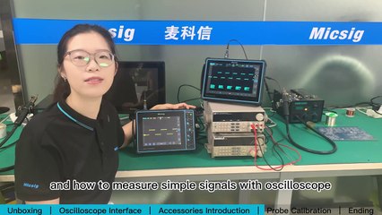 Micsig Tablet Oscilloscope Smart Series STO1004 Unboxing