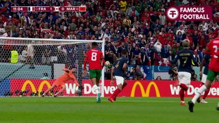Match Highlights - France 2 vs 0 Morocco - World Cup Qatar 2022 | Famous Football