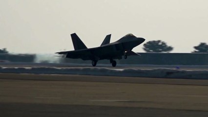 US sends F-22 fighters to joint drills with South Korea