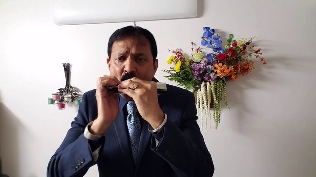 Aaiye Meharban-Film Howrah Bridge 1958-Vintage Classic Song on Harmonica Live Performance by Mukund Kamdar