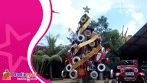 Unik, Pohon Natal dari Drum Bekas jadi Hiasan Kafe di Bali