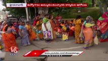 GHMC Sanitation Workers Facing Problems With Supervisor _ Hyderabad _ V6 News