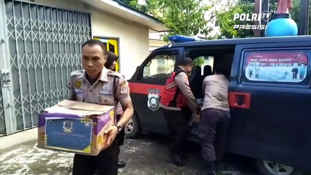 Satbinmas Polres Melawi Bersama Satpam Gelar Anjangsana dan Bakti Sosial