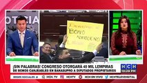 Liberales denuncian chantajes por parte del asistente del presidente del Congreso Nacional por bono navideño