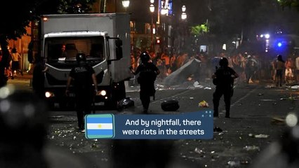 Argentina's day of World Cup celebration turns sour