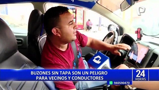 Rímac: reportan más buzones sin tapas que son un peligro para transeúntes y conductores