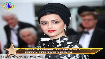 Iran : l'actrice Taraneh Alidoosti arrêtée par le  le monde du cinéma demande sa libération
