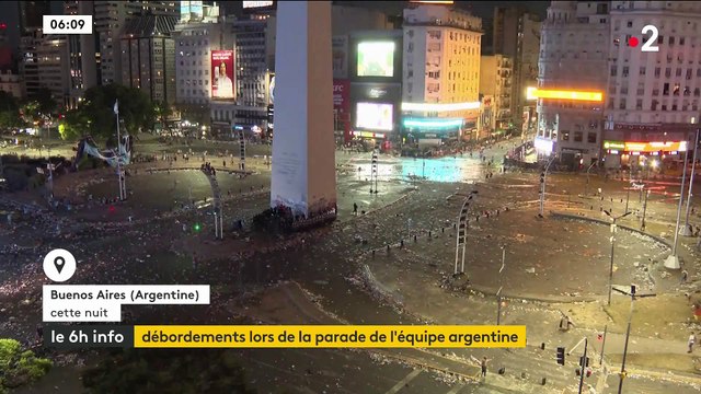 Argentine - La parade des champions du monde tourne mal avec des incidents et des affrontements alors que les joueurs ont été évacués par hélicoptère