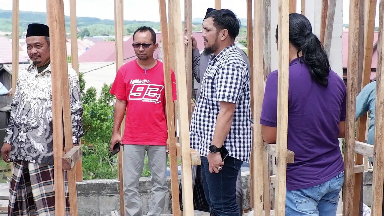 Wabup Tinjau Progres Pembangunan Masjid Nurul Falah