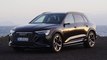 The new Audi SQ8 e-tron Design Preview in Mythos Black