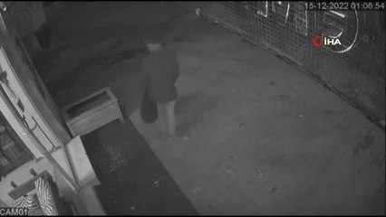 Eskişehir'de trajikomik hırsızlık... İş yeri önündeki paspası böyle çaldı