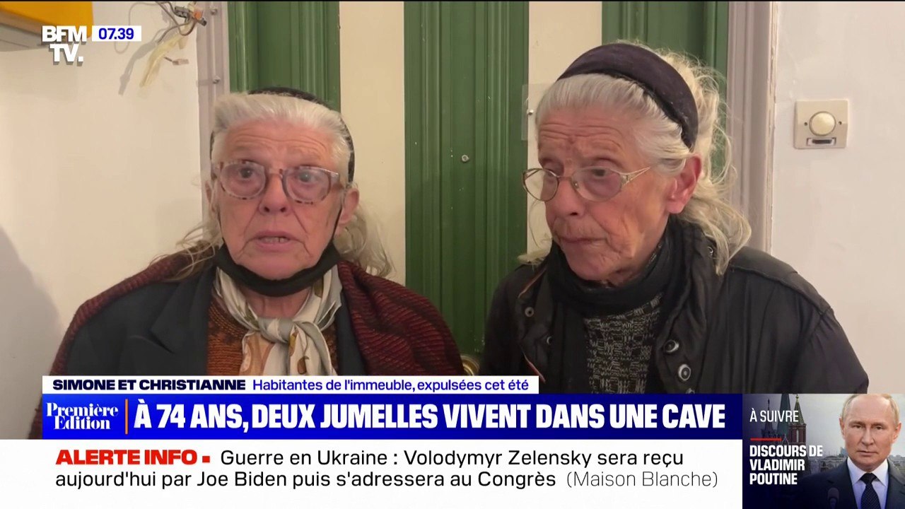 À 74 ans, ces deux jumelles vivent dans une cave