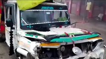 रामपुर:कोहरे के चलते अज्ञात वाहन ने पिकअप को मारी टक्कर,चालक हुआ घायल