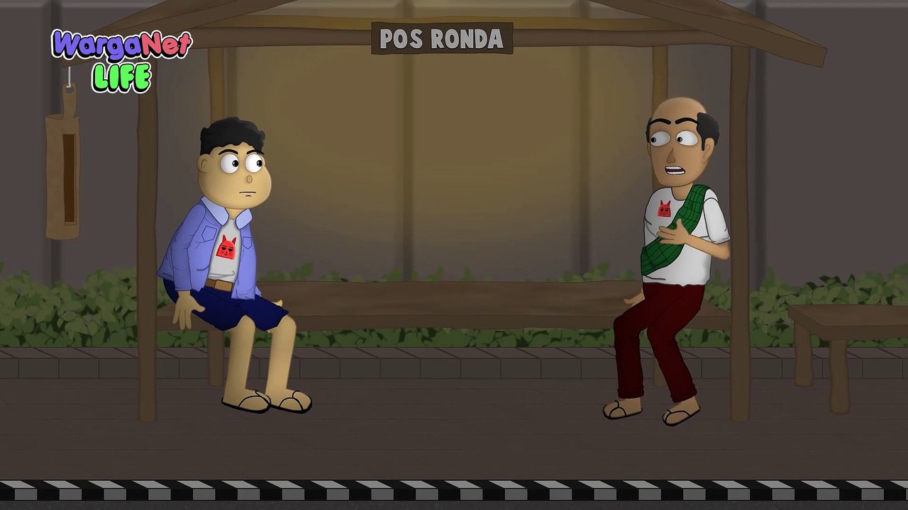 Misteri Hantu Ketok Pintu Rumah - Animasi Horor Kartun Lucu - WargaNet Life