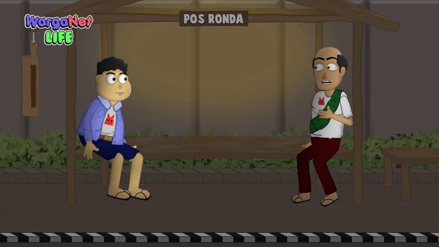 Misteri Hantu Ketok Pintu Rumah - Animasi Horor Kartun Lucu - WargaNet Life