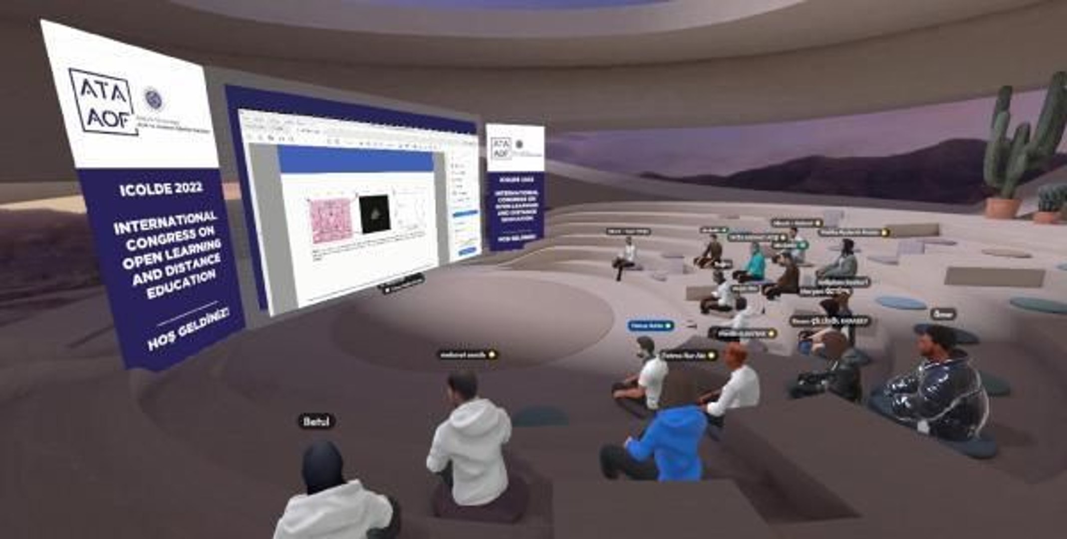 METAVERSE EVRENİNDE BİLİMSEL KONGRE YAPTILAR