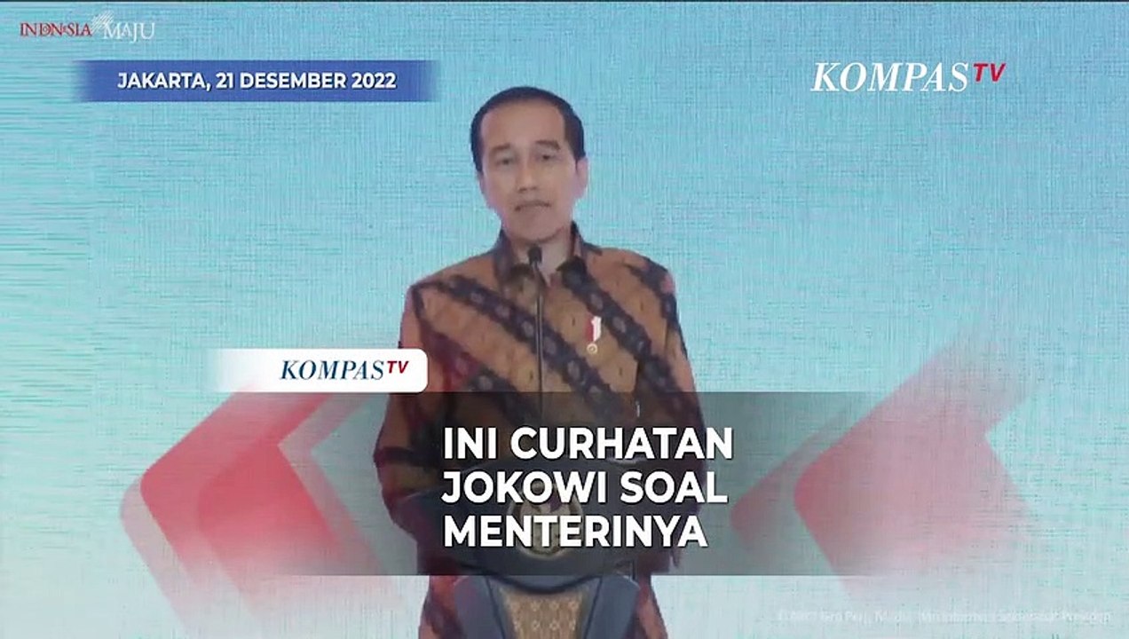 Curhatan Jokowi: Menteri Kalau Pusing Diberikan ke Saya, Kalau Nyanyi-nyanyi Tidak Ngajak