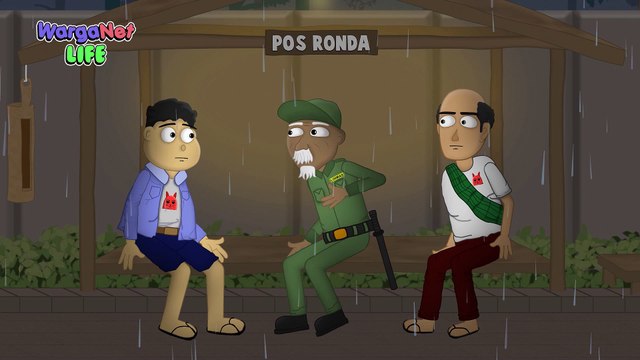 Musim Hujan - Komplek Kebanjiran - Hikmah Dibalik Bencana - Animasi Horor Kartun Lucu WargaNet Life