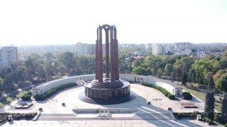 Carol Park Walking and Drone Tour. Bucharest, Romania