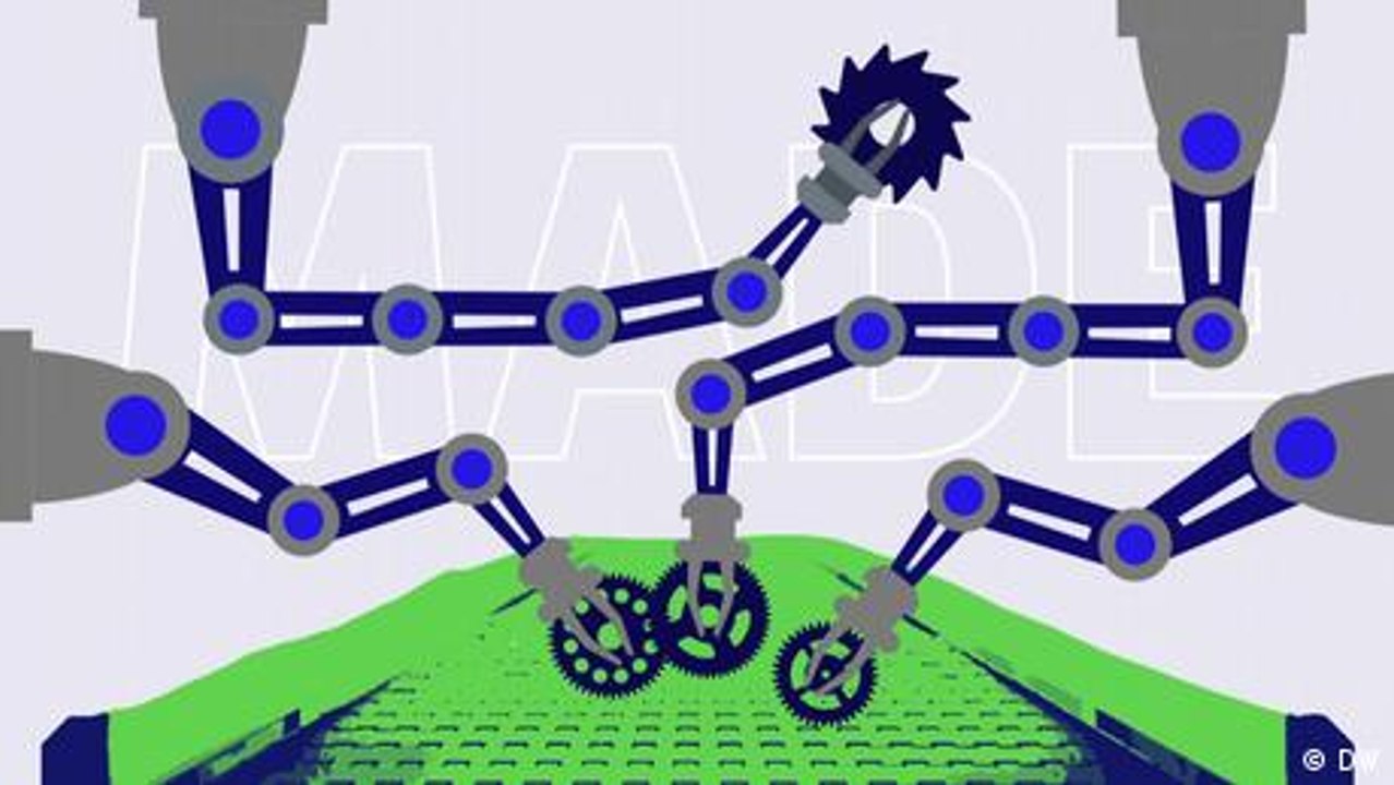 Die Fabrik in Roboterhand