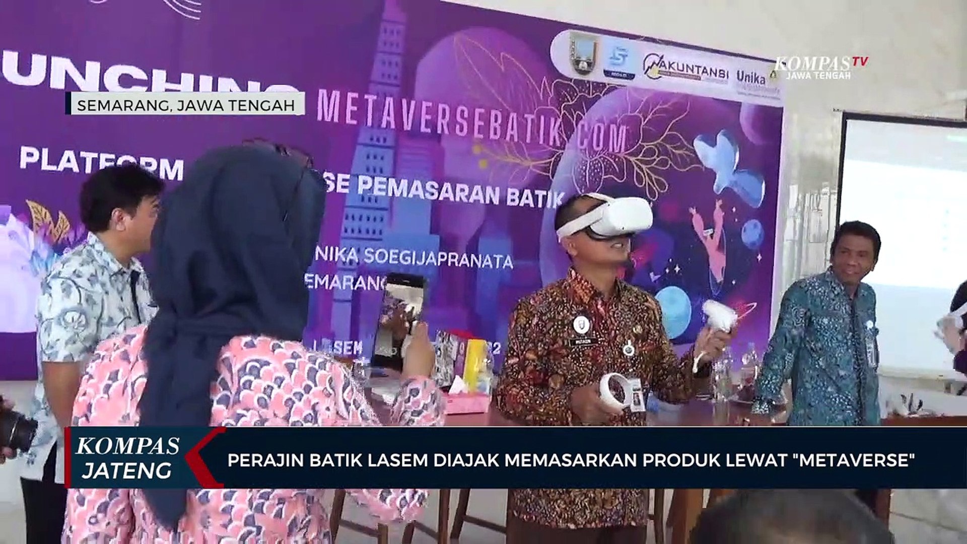 Perajin Batik Lasem Diajak Memasarkan Produk Lewat Metaverse