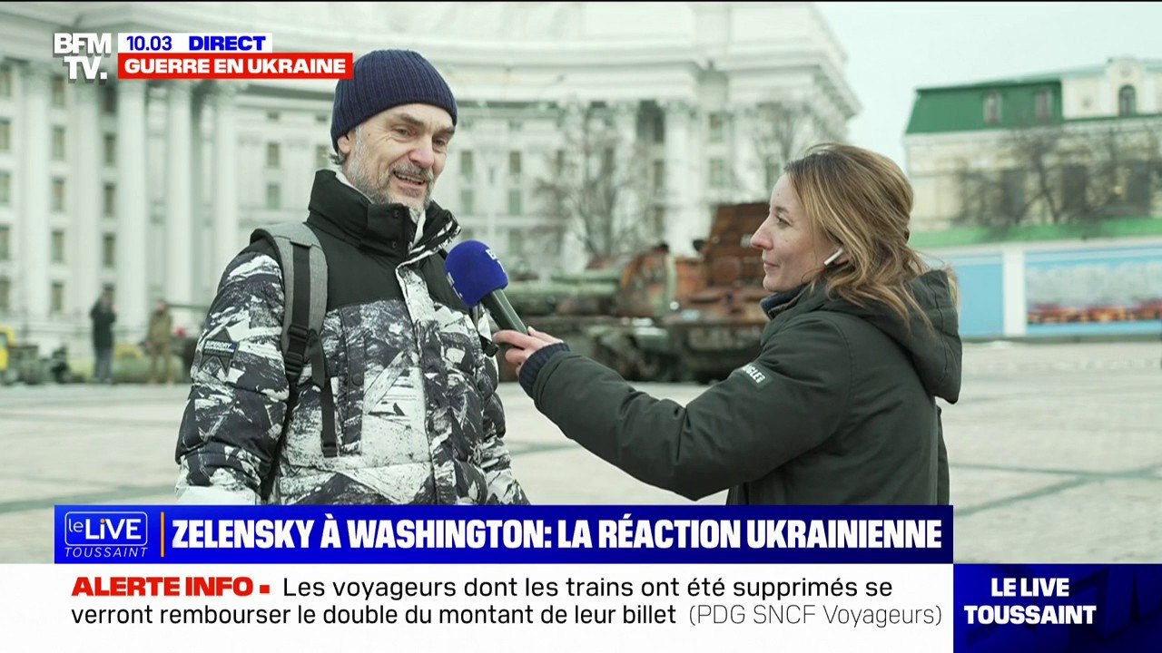 Avec la visite de Zelensky à Washington "Les États-Unis donnent l'exemple aux autres pays pour fournir à l'Ukraine tout ce dont elle a besoin en termes d'armes", estime cet Ukrainien