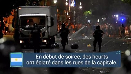 Argentine - Une journée de fête qui se termine en chaos