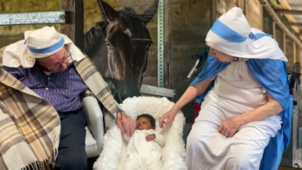 Care home residents star in nativity movie