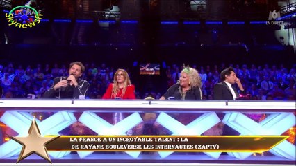La France a un incroyable talent : la  de Rayane bouleverse les internautes (ZAPTV)